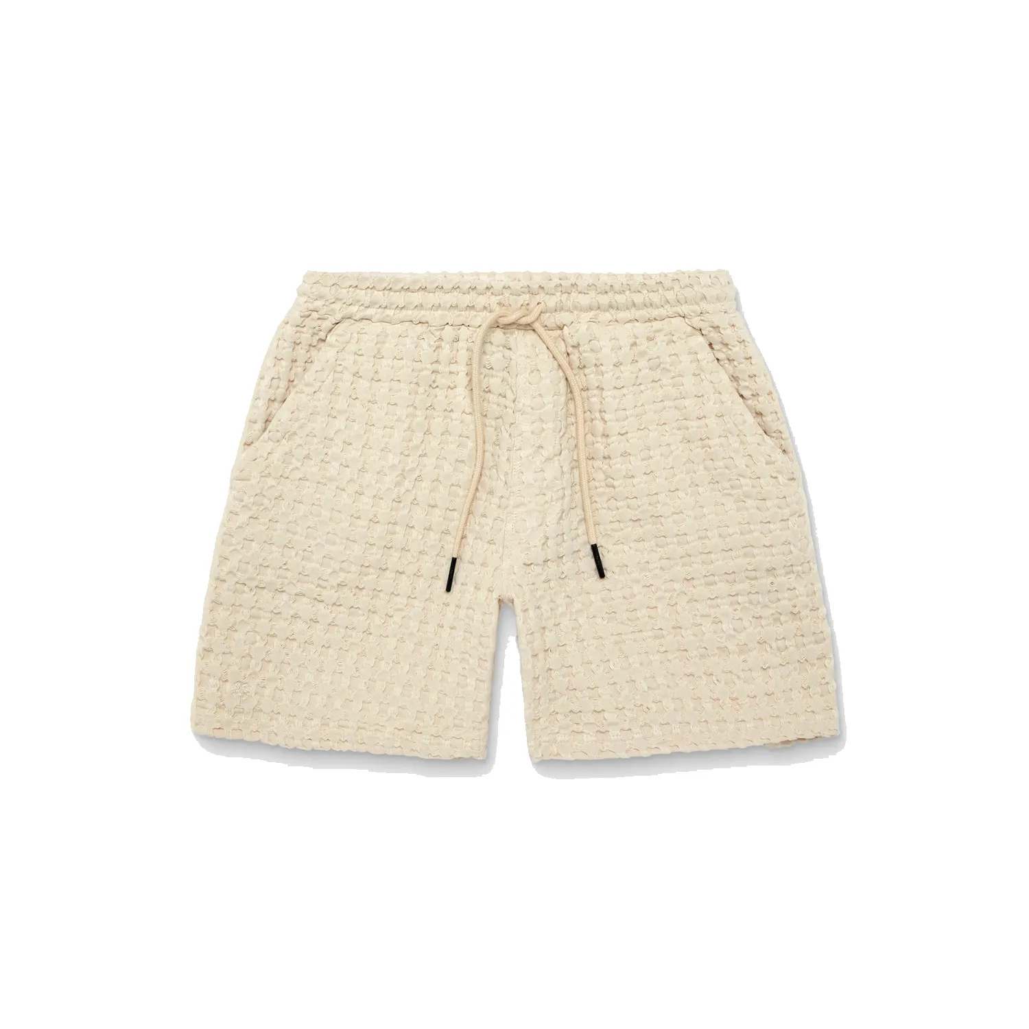 Porto Waffle Shorts - Ecru sold by Stomping Ground