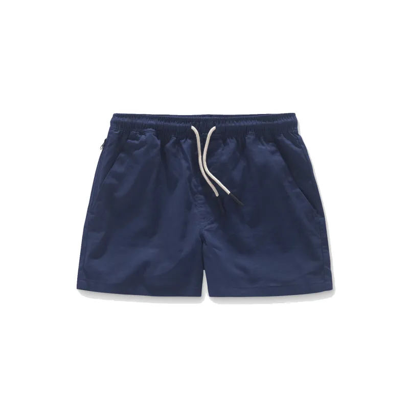 Linen Shorts - Navy sold by Stomping Ground