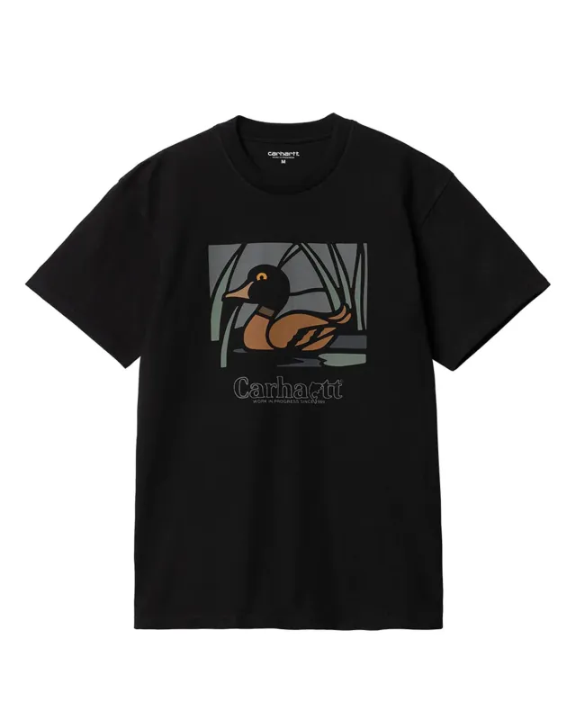S/S Duck Pond T-shirt - Black sold by Stomping Ground