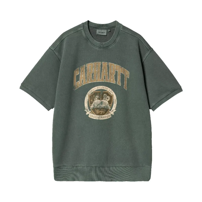 Library Sweat - Conifer Garment Dyed sold by Stomping Ground