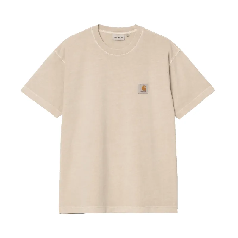 S/S Nelson T-Shirt -Fleur de Sel Garment Dyed sold by Stomping Ground