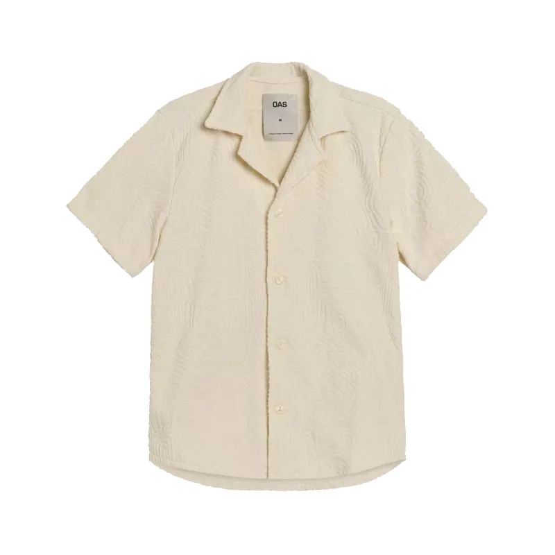 Cuba Terry Shirt - Cream Golconda sold by Stomping Ground