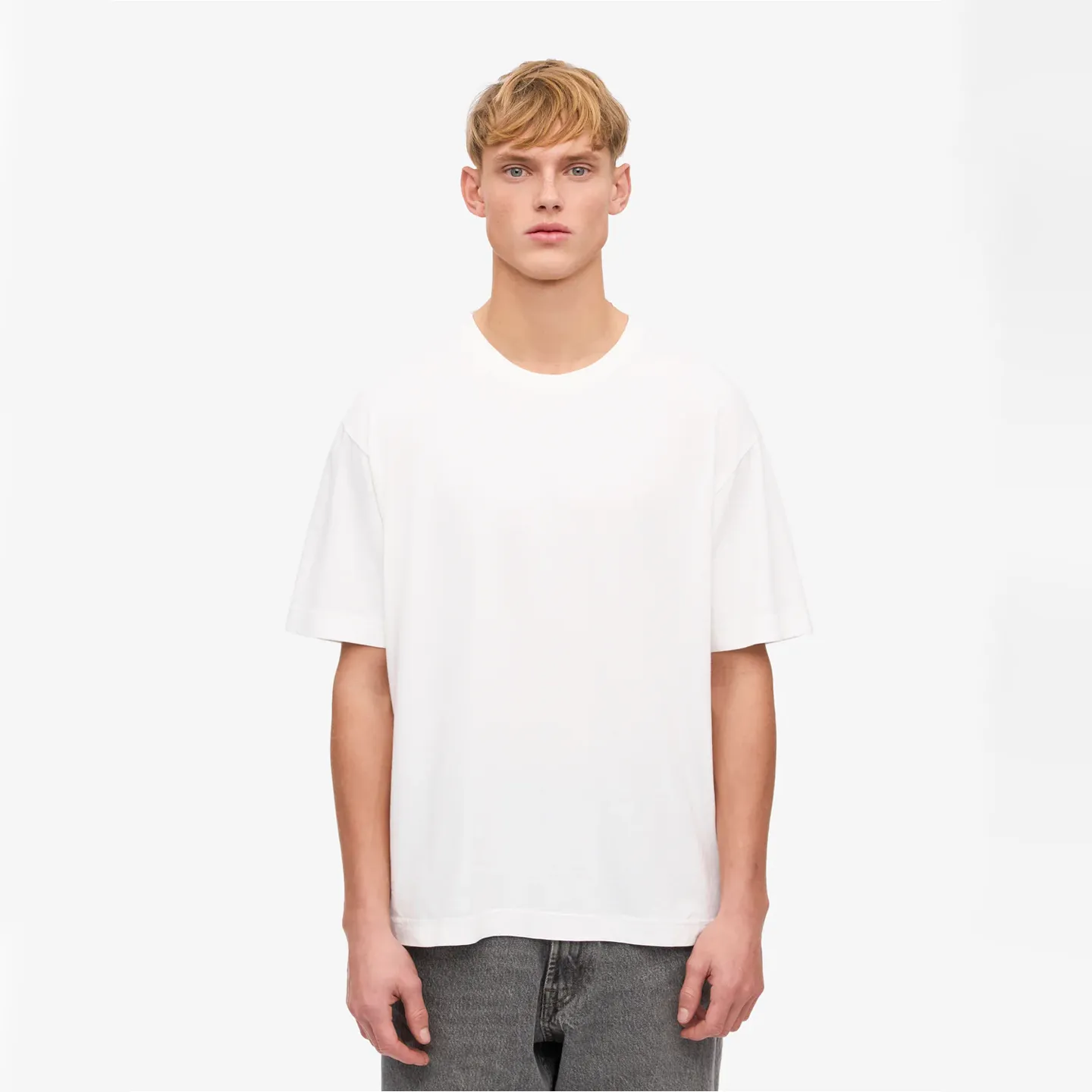 Oversized Organic T-Shirt - Optical White sold by Stomping Ground product image thumbnail 2