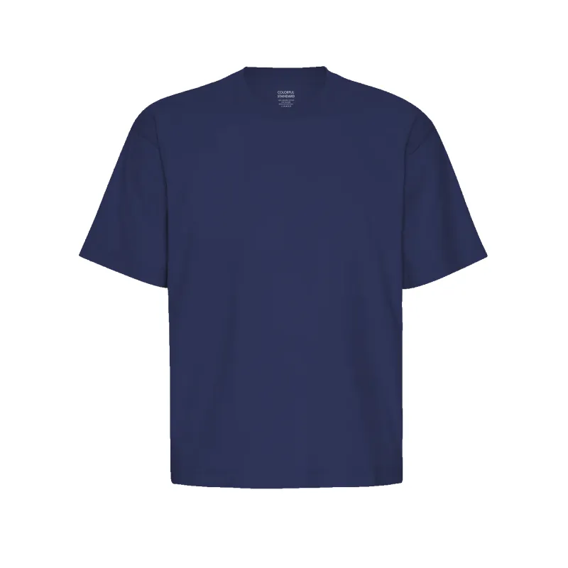 Oversized Organic T-Shirt - Marine Blue sold by Stomping Ground