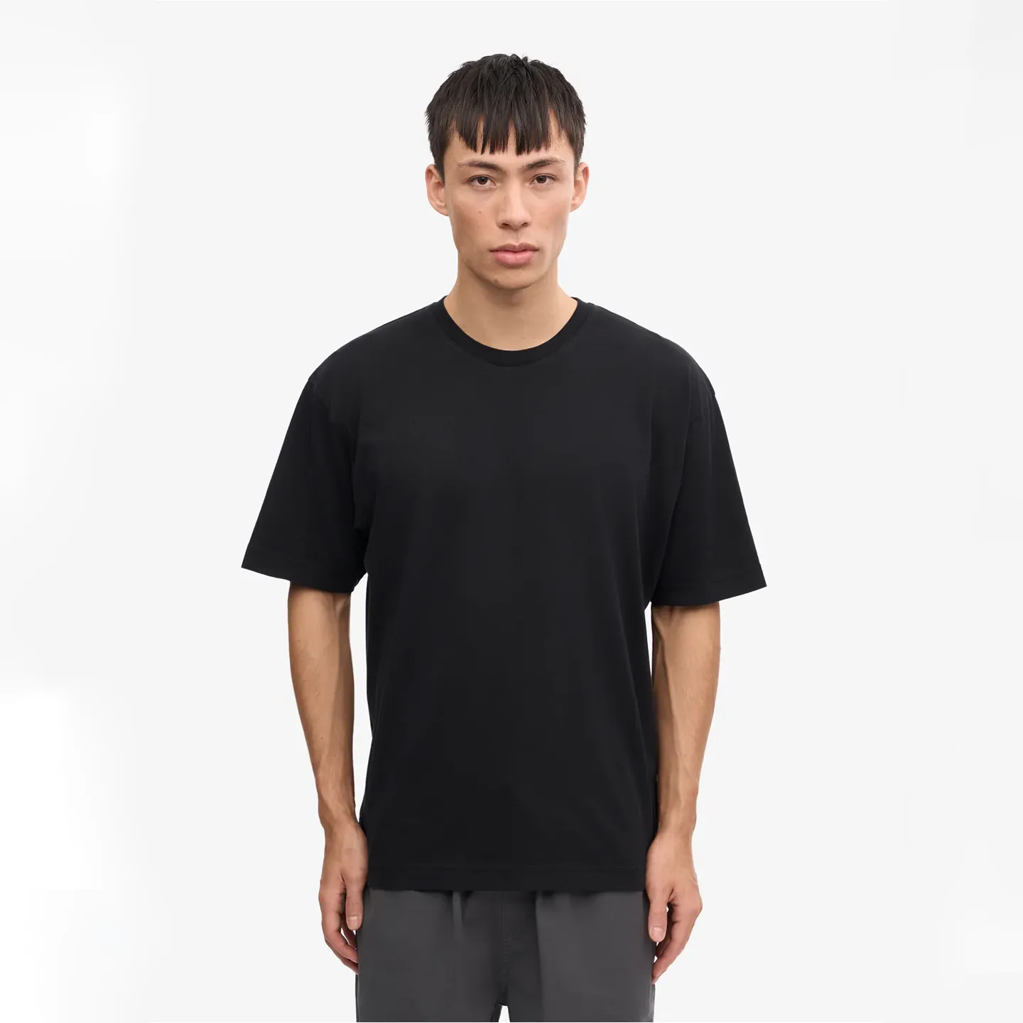 Oversized Organic T-Shirt - Deep Black sold by Stomping Ground product image thumbnail 2