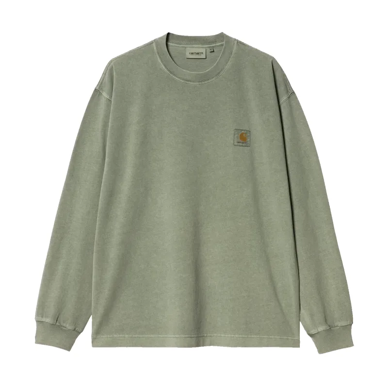 L/S Nelson T-Shirt - Park Garment Dyed made by Carhartt WIP