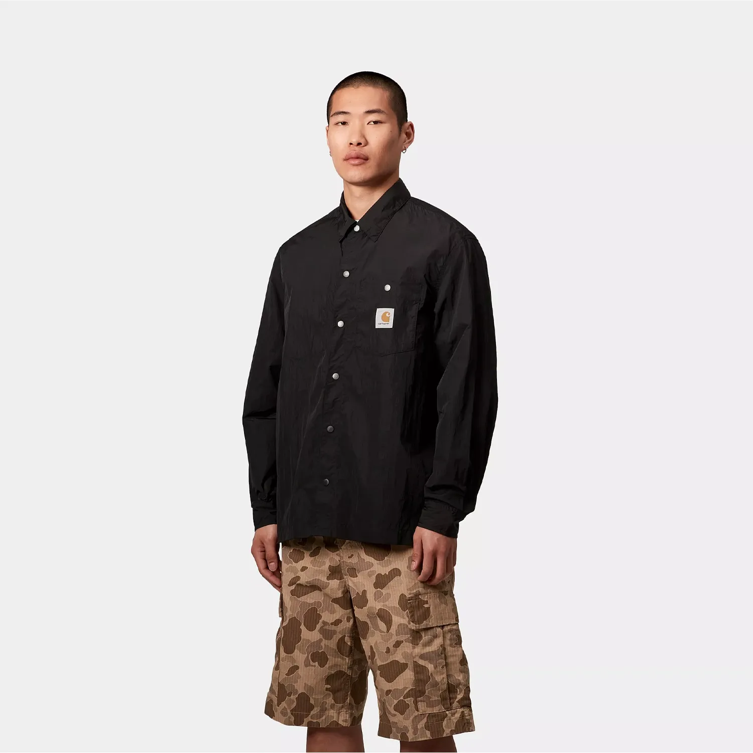 Canby Shirt Jacket - Black / White sold by Stomping Ground product image thumbnail 2