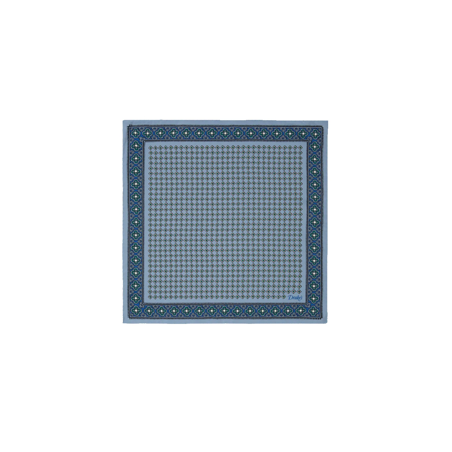 Vintage Pocket Square - Blue sold by Stomping Ground