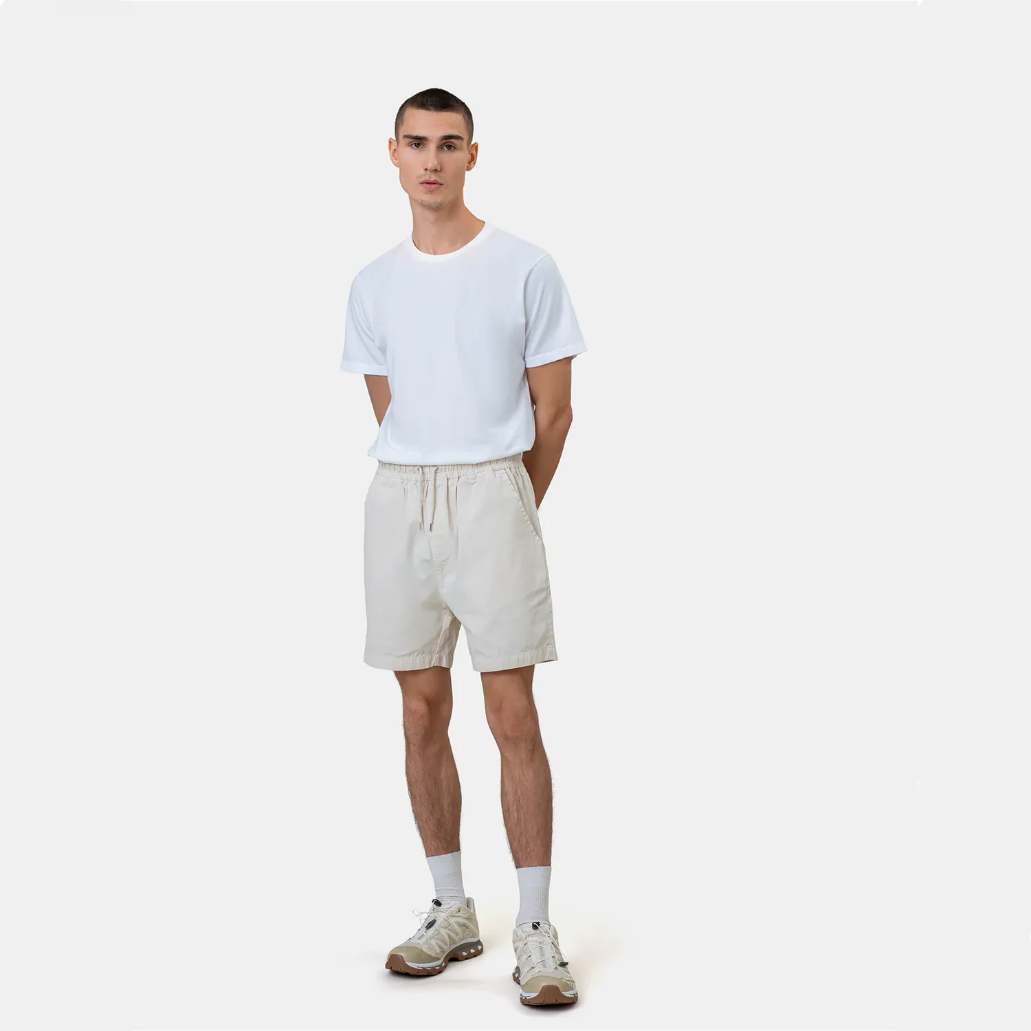 Organic Twill Shorts - Optical White sold by Stomping Ground product image thumbnail 2