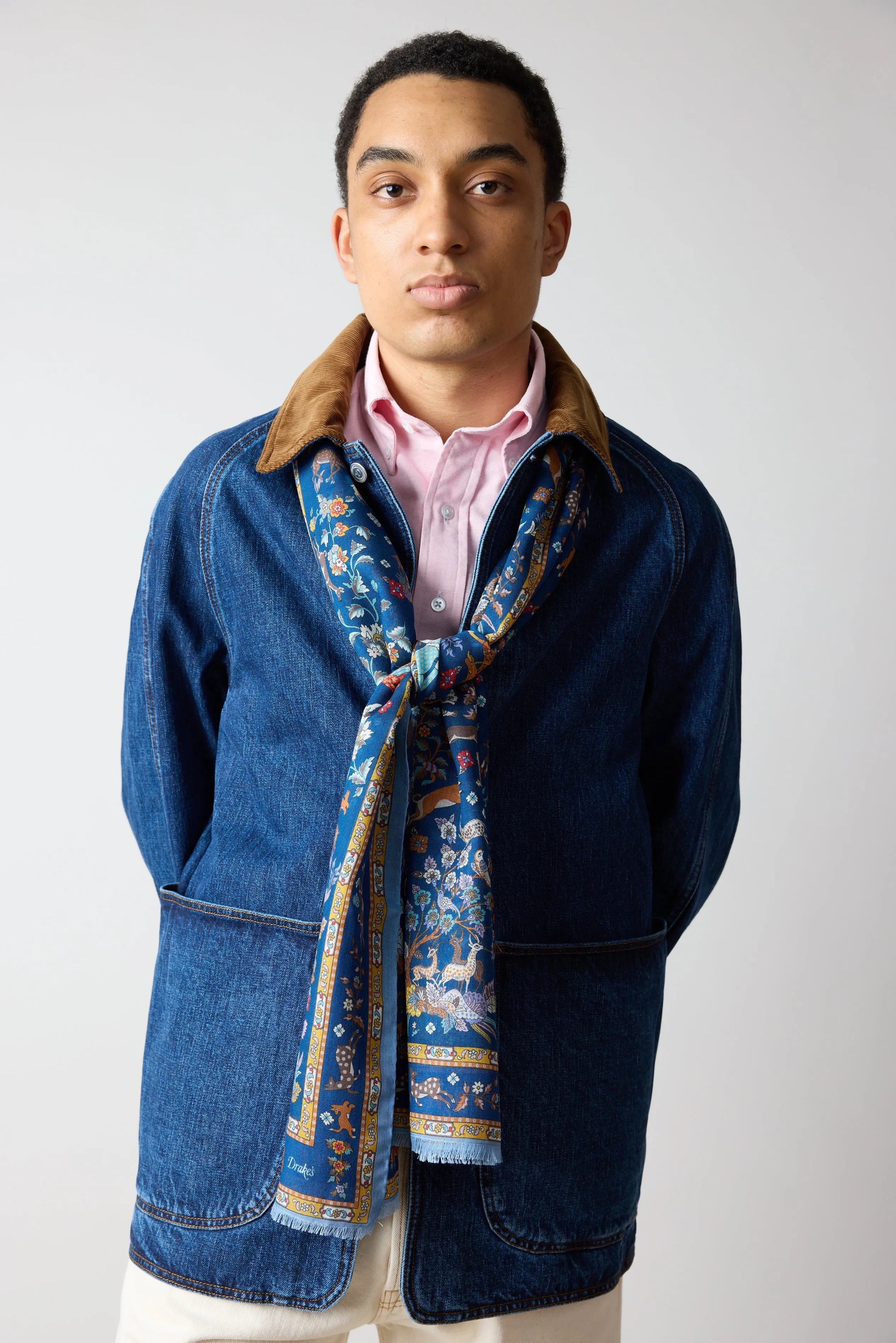 Three Pocket Denim Chore Coat - Stone Wash sold by Stomping Ground product image thumbnail 2