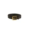 Hand Plaited Belt - Black sold by Stomping Ground
