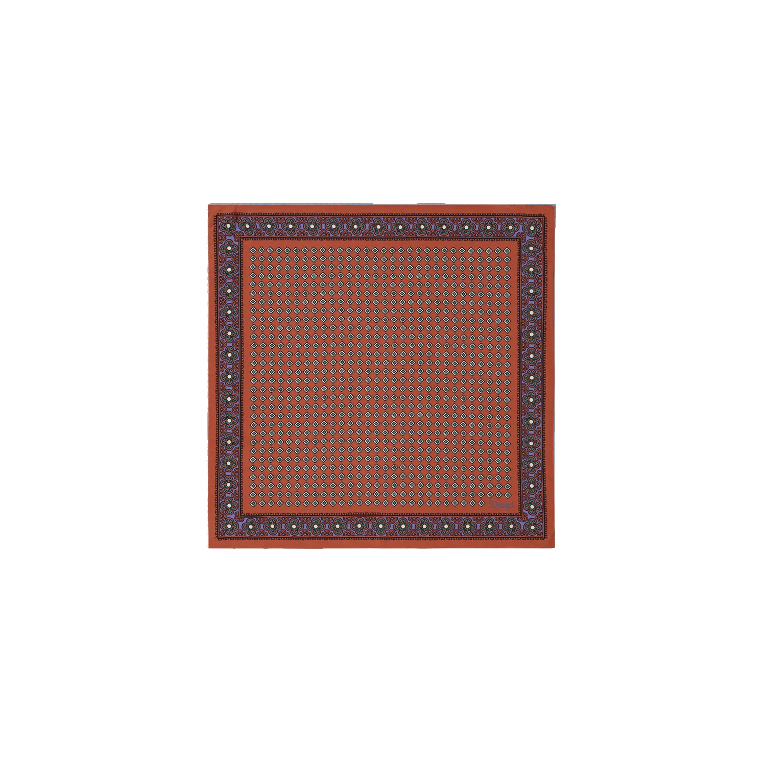 Vintage Pocket Square - Rust sold by Stomping Ground