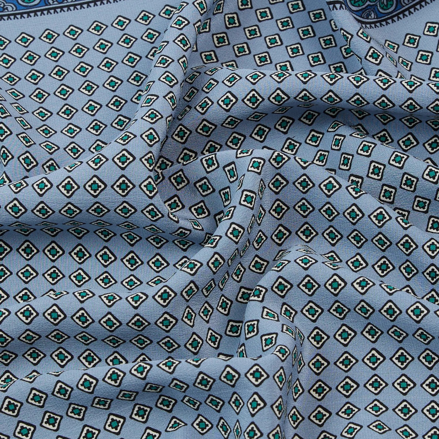 Vintage Pocket Square - Blue sold by Stomping Ground product image thumbnail 2