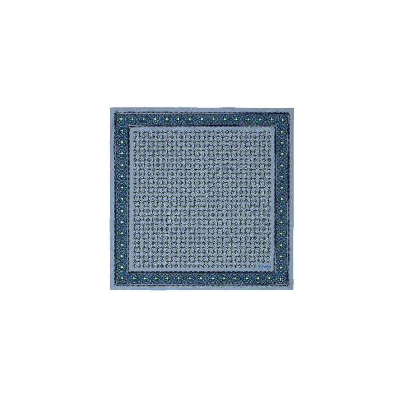 Vintage Pocket Square - Blue sold by Stomping Ground