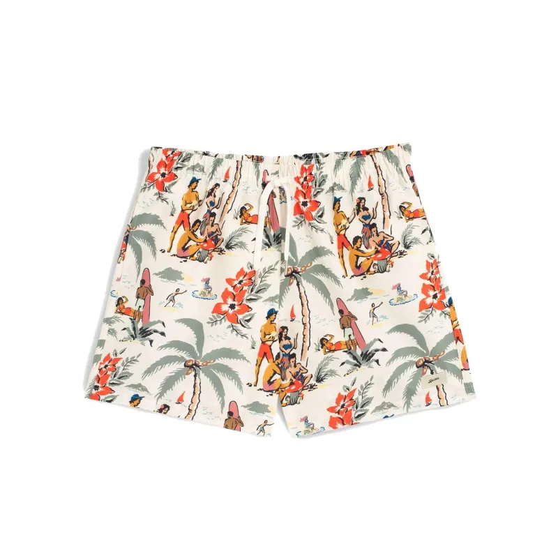 Natural Trippin' Swim Trunk made by Bather