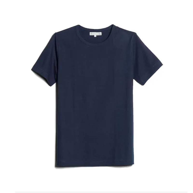 1950s Loopwheeled Lightweight T-Shirt - Ink Blue sold by Stomping Ground