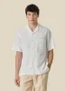 Atlantico Camp Collar Shirt - White sold by Stomping Ground