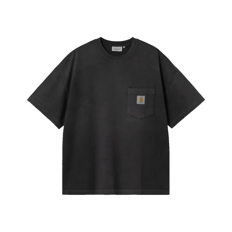 S/S Hudson Pocket T-Shirt - Black Chalk Wash sold by Stomping Ground