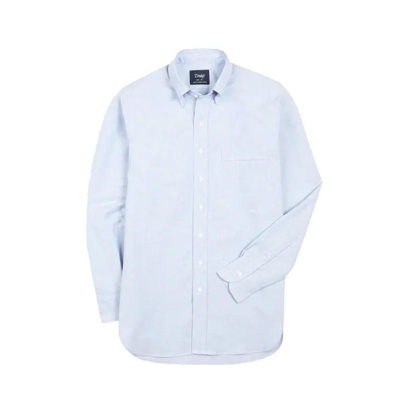 Button Down Oxford - Mid Blue sold by Stomping Ground
