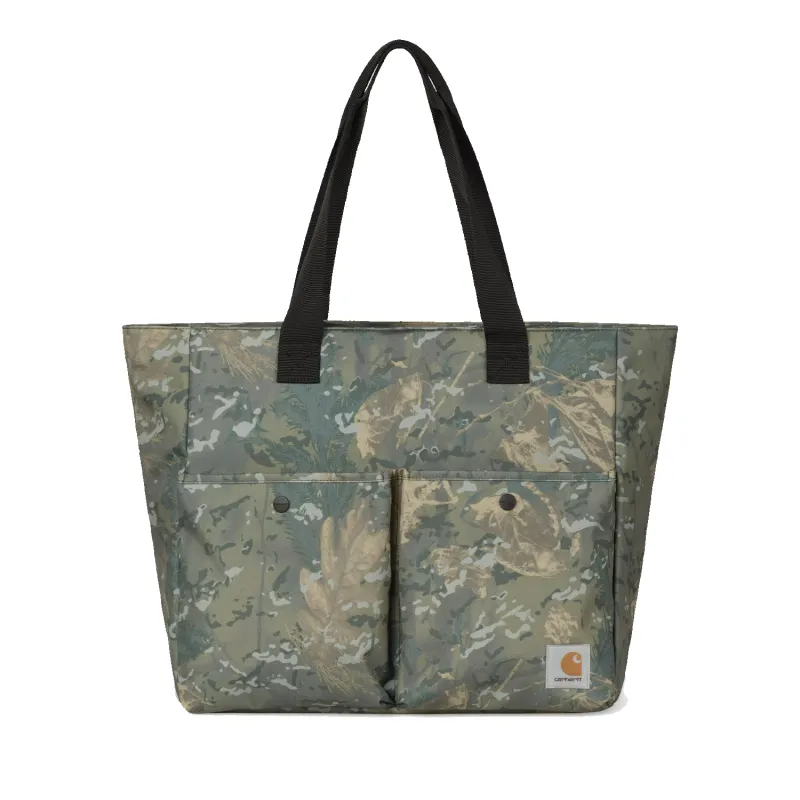 バッグ adsum zip tote navy grid Adsum Zip Tote / Navy Grid | Parallel