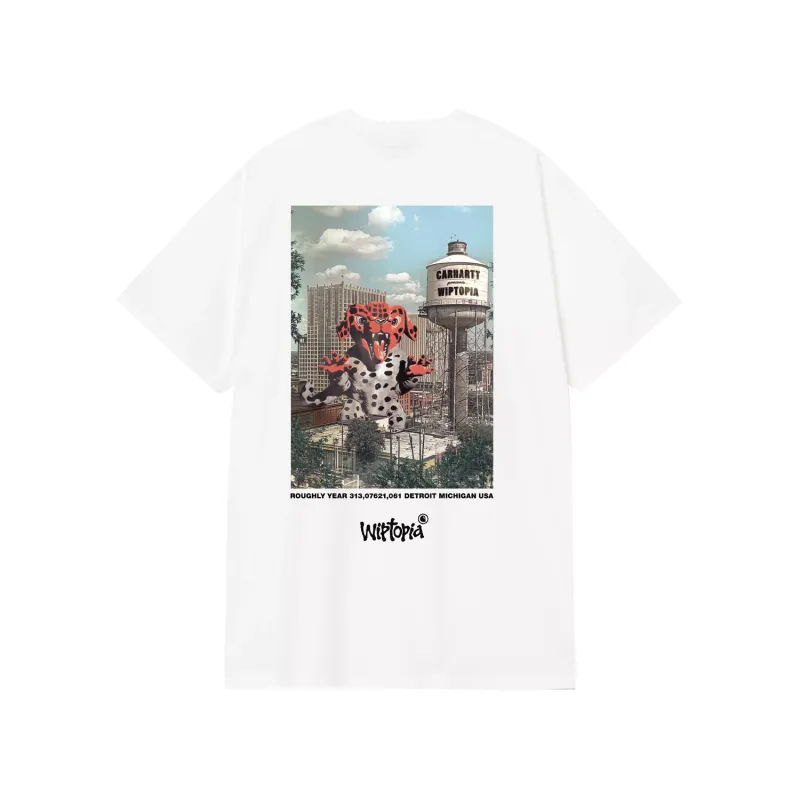 S/S Wiptopia T-Shirt - White sold by Stomping Ground