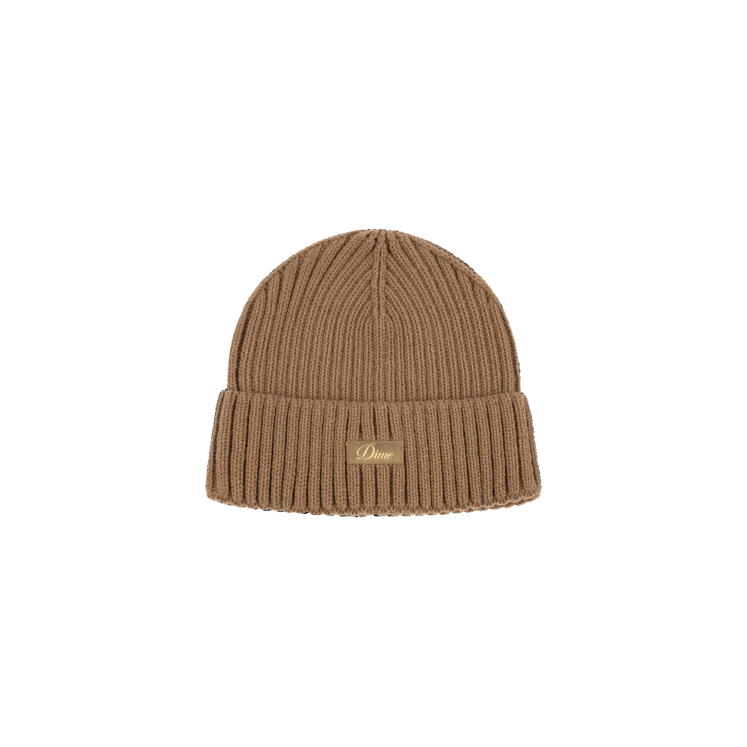 Cursive Rib Beanie - Coffee sold by Stomping Ground