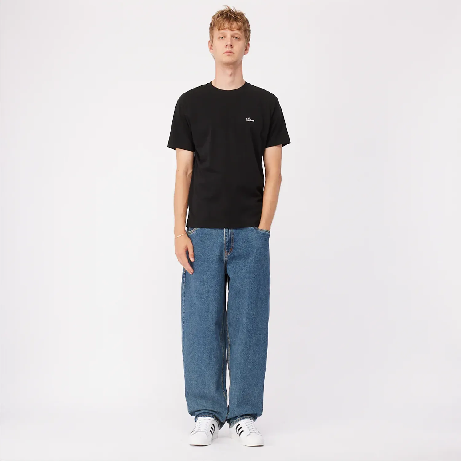 Cursive Small Logo T-Shirt - Black sold by Stomping Ground product image thumbnail 2