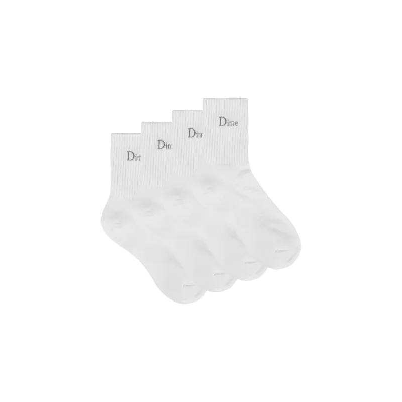 Classic 2 Pack Long Socks - White sold by Stomping Ground