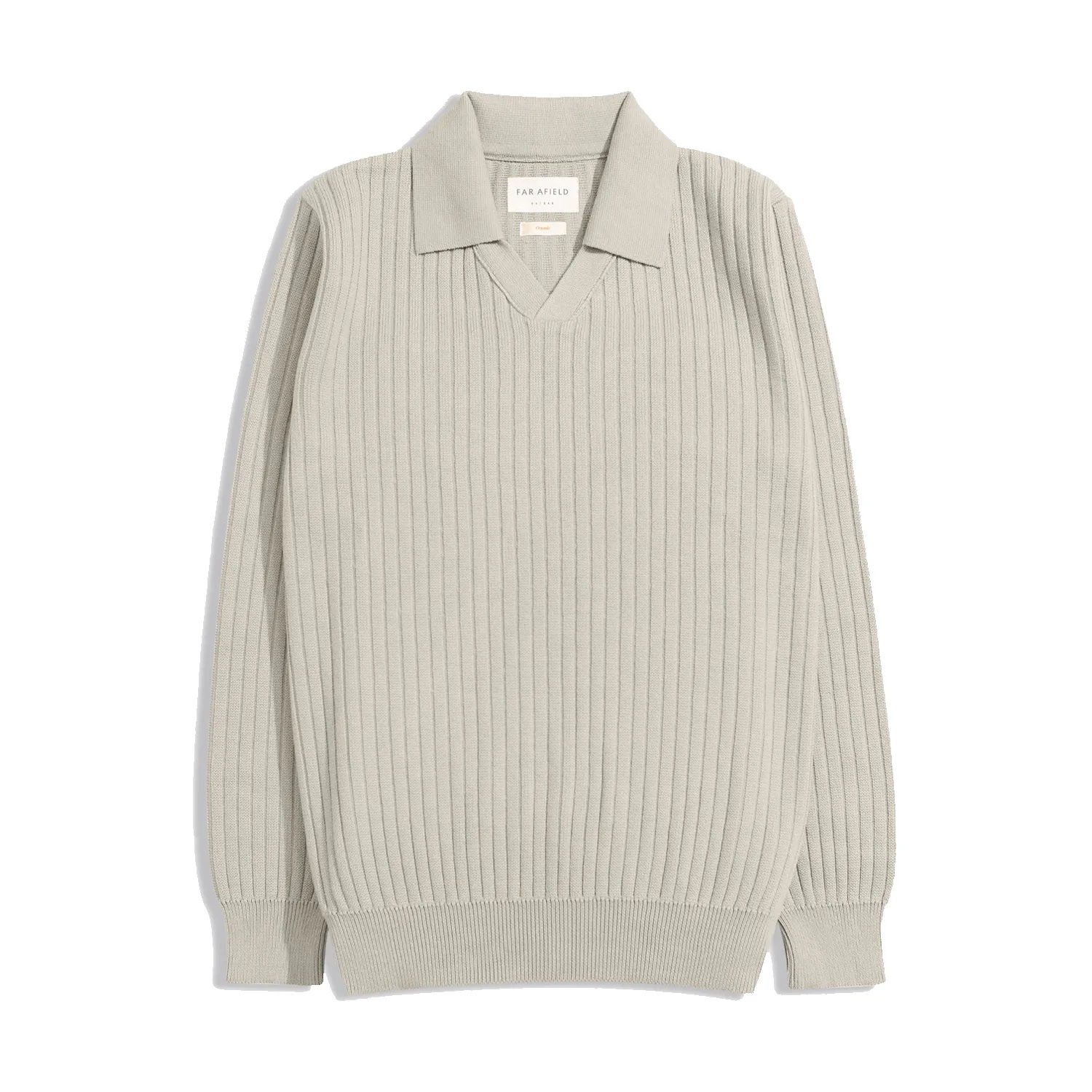Clifford Knit Polo - Sand Ribbed sold by Stomping Ground