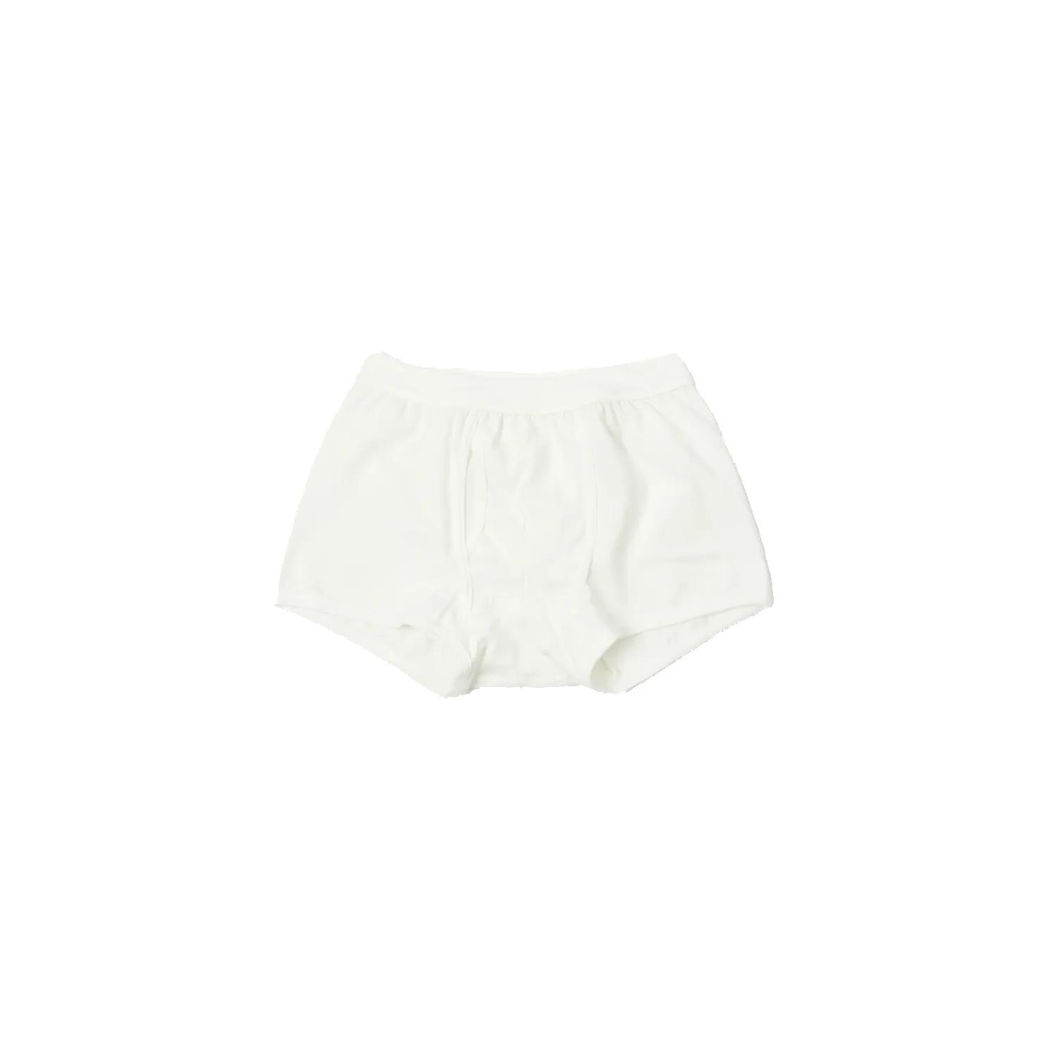 254 Loopwheeled Boxer Brief - White sold by Stomping Ground