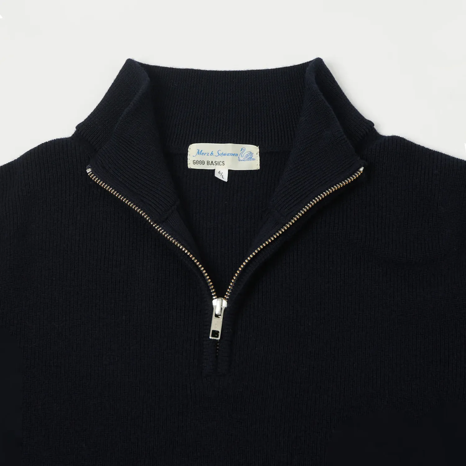Good Basics Merino Wool Quarter Zip Pullover - Dark Navy sold by Stomping Ground product image thumbnail 2