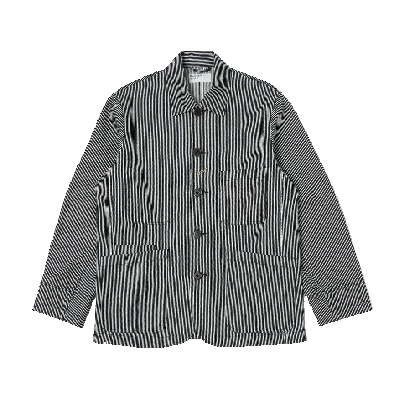 Original Baker's Jacket - Hickory Stripe Denim sold by Stomping Ground