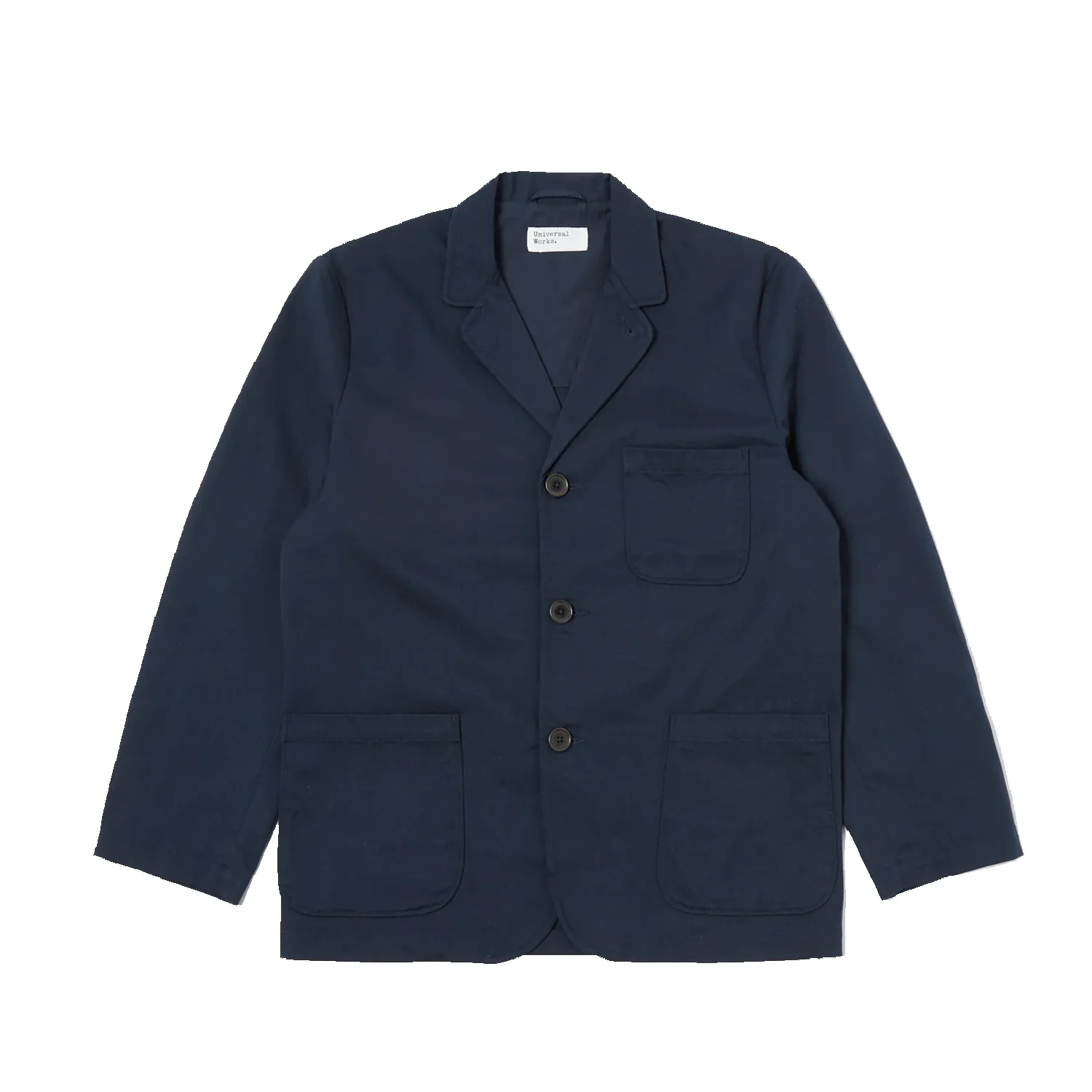 Three Button Jacket - Navy Twill sold by Stomping Ground