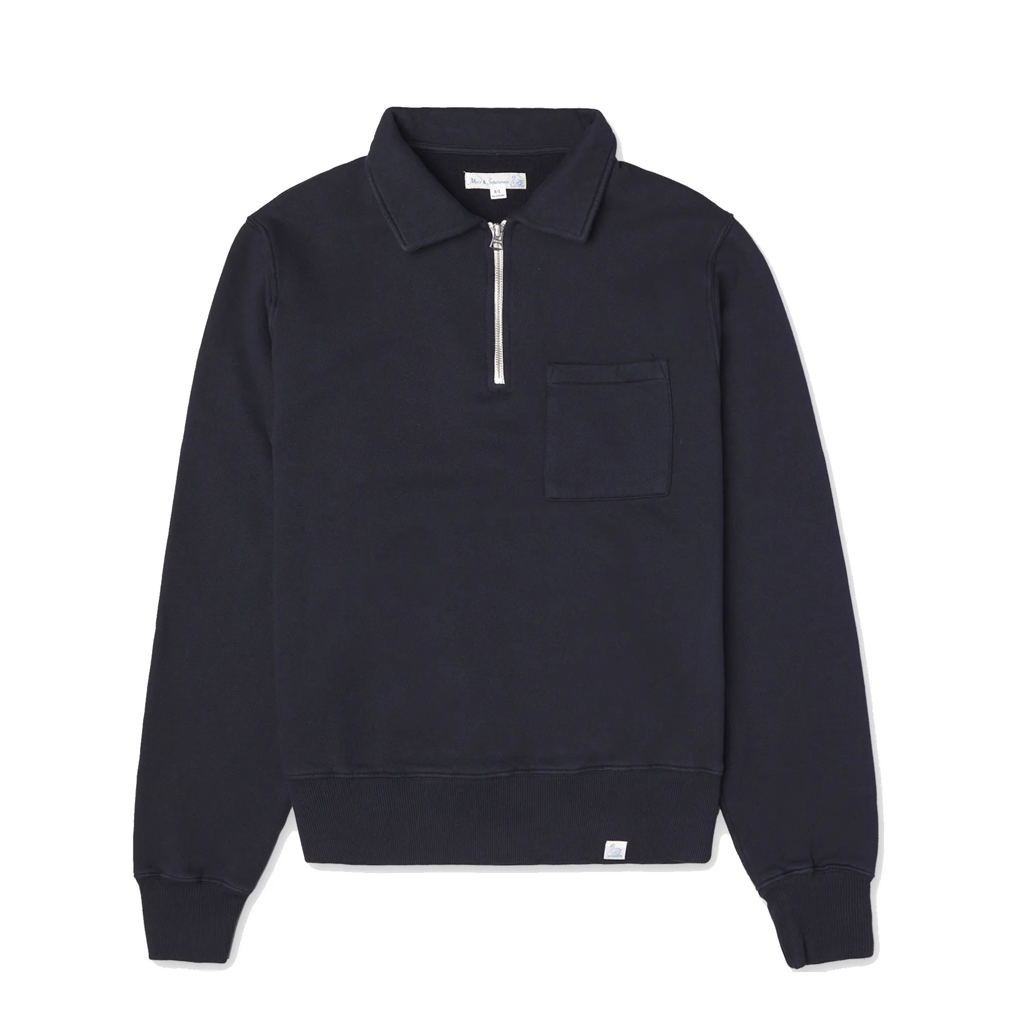 Good Basics Quarter Zip Sweatshirt - Dark Navy sold by Stomping Ground