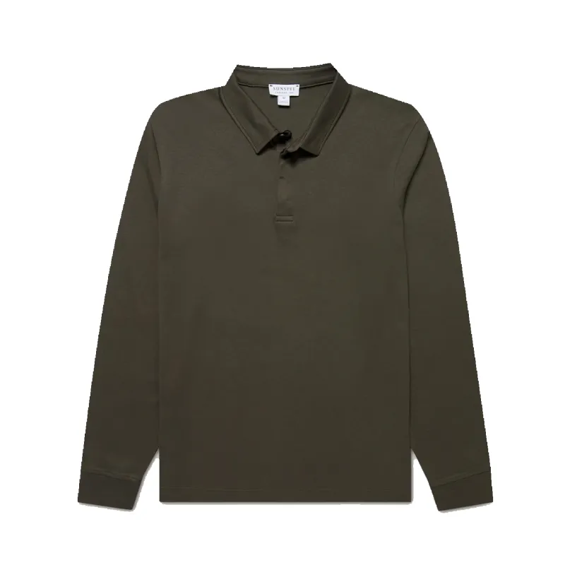 Heavyweight Rugby Polo Shirt -Dark Green sold by Stomping Ground