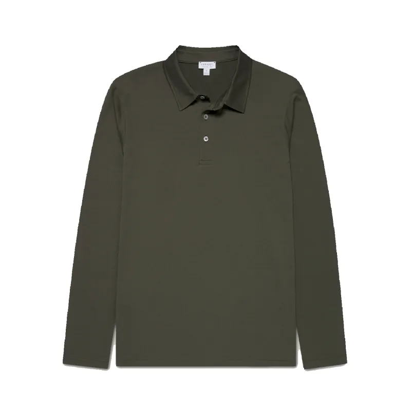 LS Jersey Polo - Dark Green sold by Stomping Ground