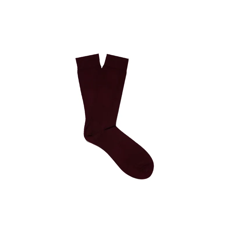 Cotton Sock - Maroon sold by Stomping Ground