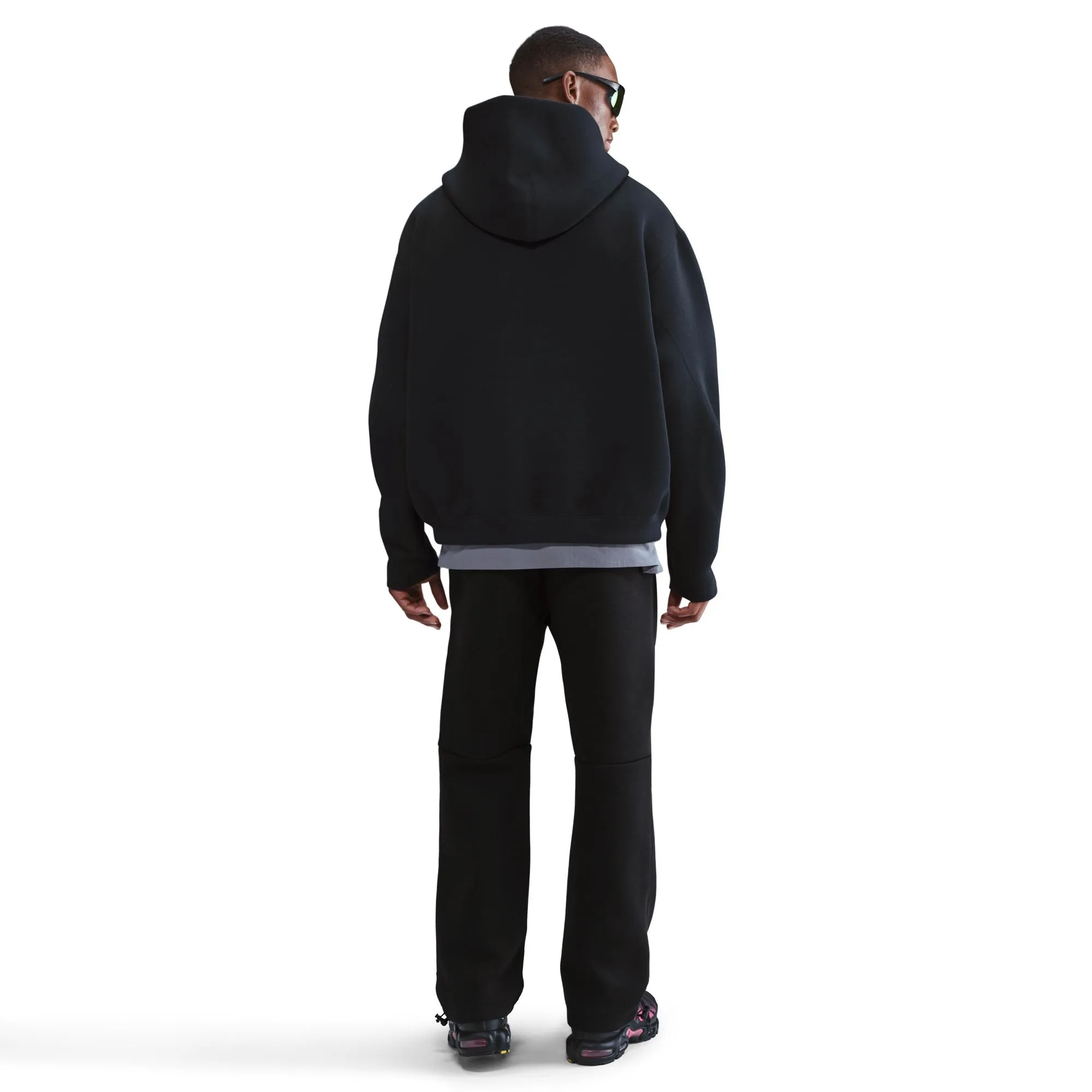 Nike Tech Fleece Oversized Hoodie - Black sold by Stomping Ground product image thumbnail 3