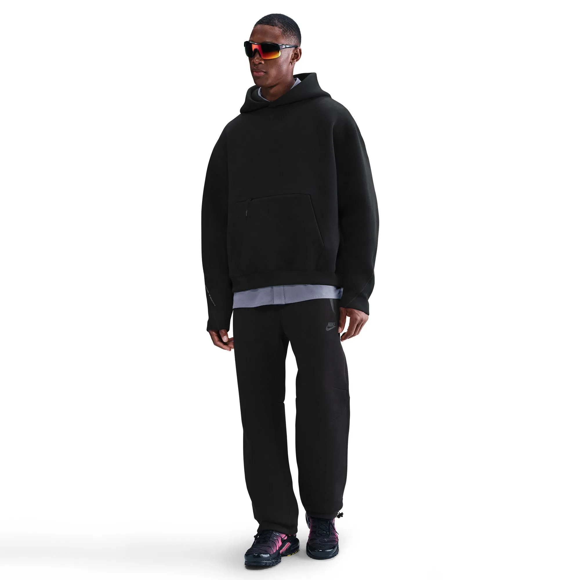 Nike Tech Fleece Oversized Hoodie - Black sold by Stomping Ground product image thumbnail 2