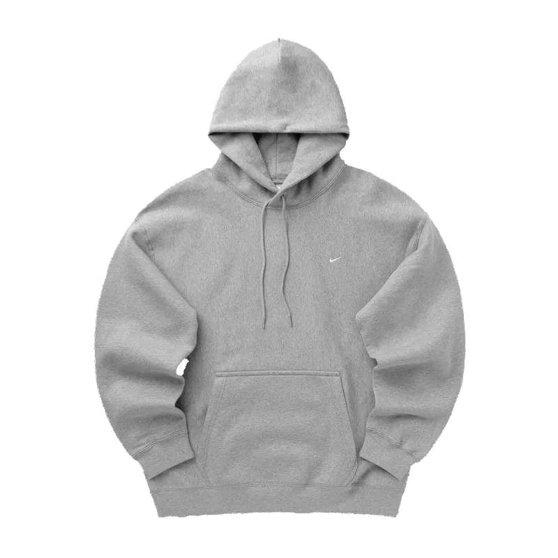 Nike Solo Swoosh Hoodie - Dark Grey Heather sold by Stomping Ground