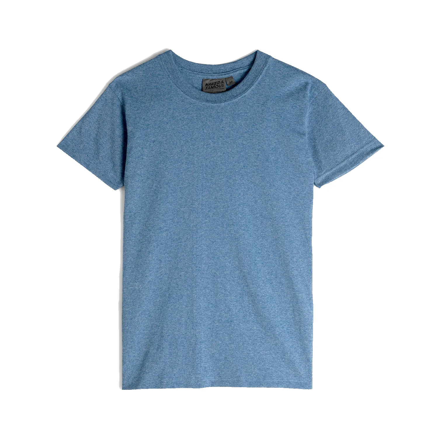 Circular Knit T-Shirt - Heather Blue sold by Stomping Ground