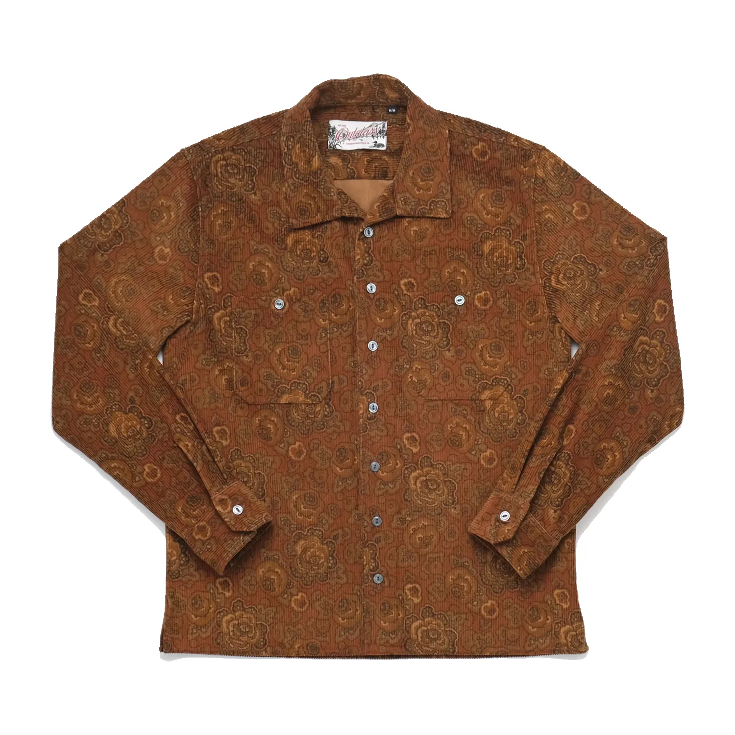 Printed Corduroy Club shirt - Bronze sold by Stomping Ground