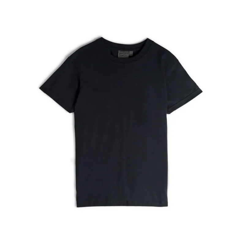 Circular Knit T-Shirt-Black sold by Stomping Ground