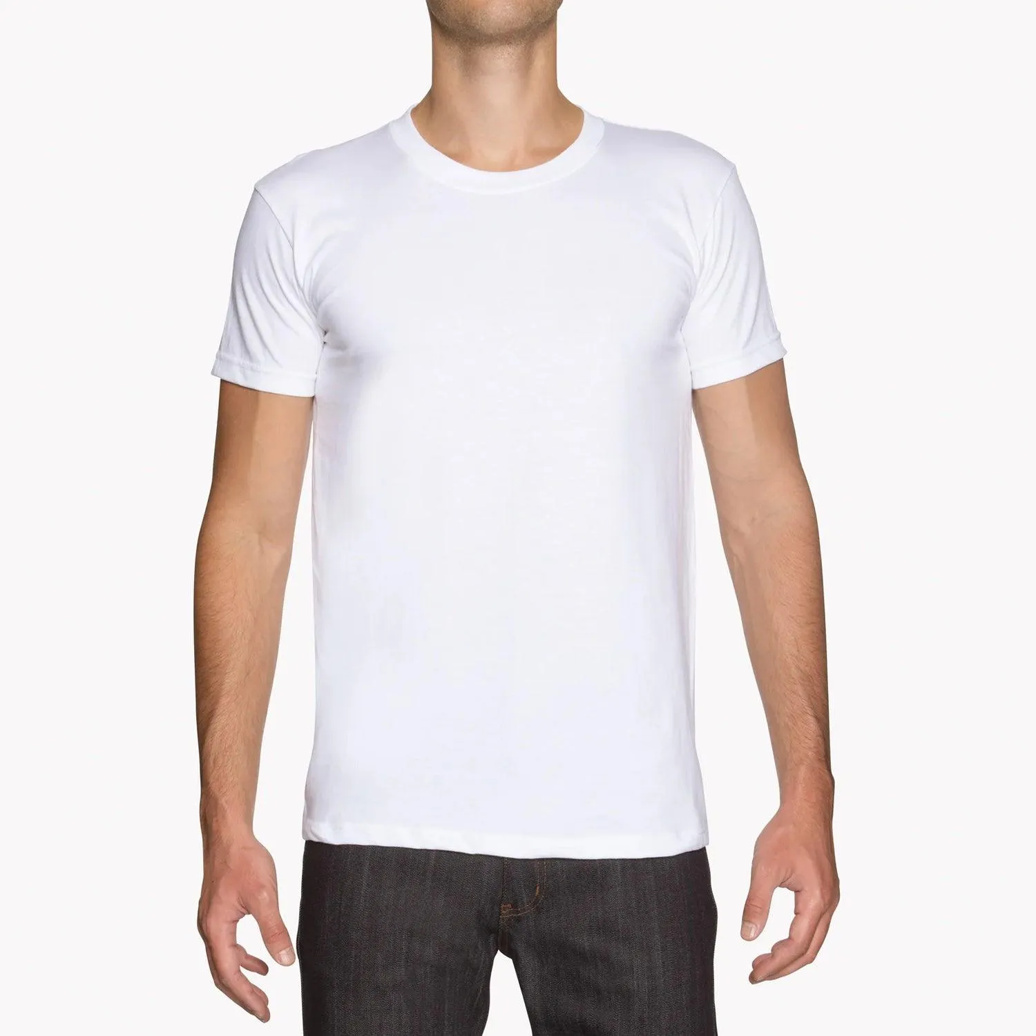 Circular Knit T-Shirt-White sold by Stomping Ground product image thumbnail 2