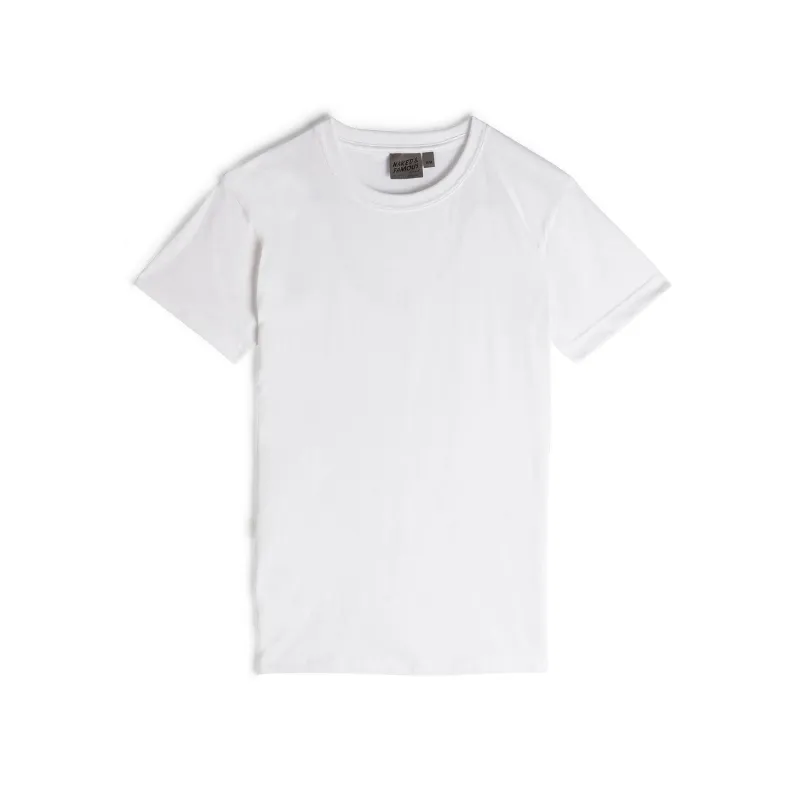 Circular Knit T-Shirt-White sold by Stomping Ground