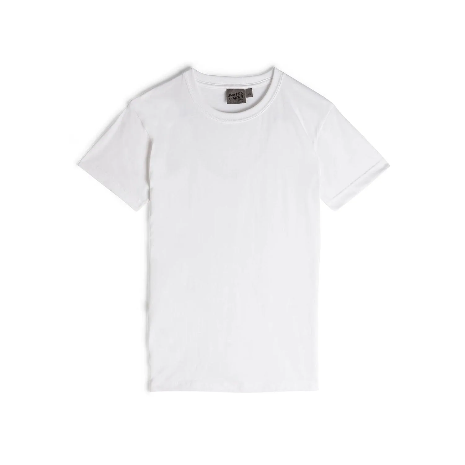 Circular Knit T-Shirt-White sold by Stomping Ground