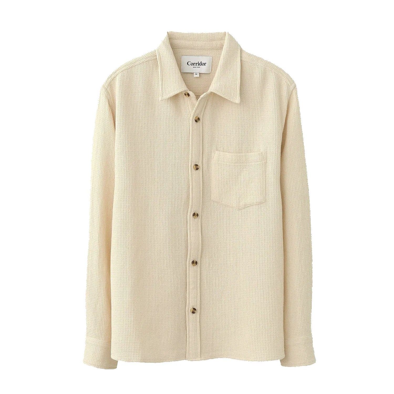 Pigment Dyed Waffle LS - Natural sold by Stomping Ground