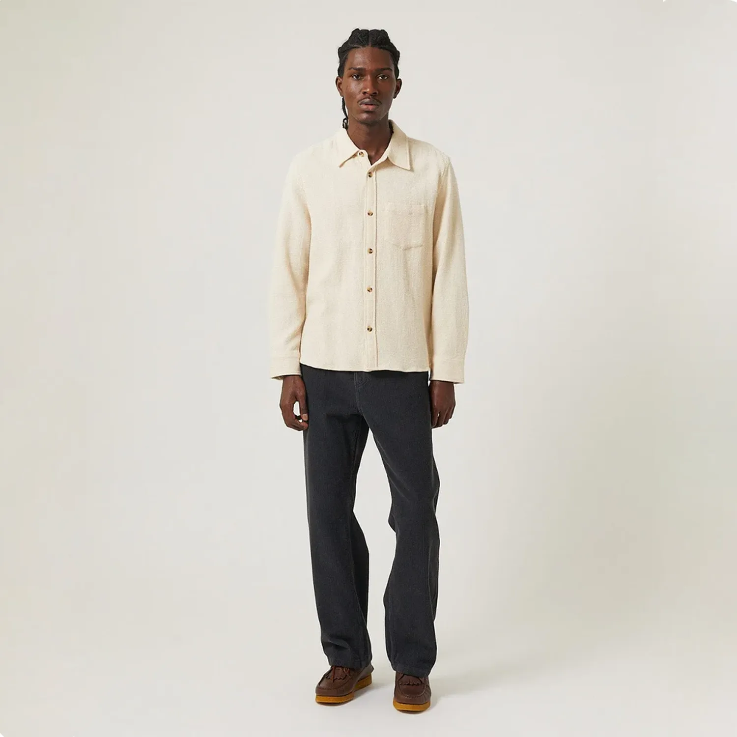 Pigment Dyed Waffle LS - Natural sold by Stomping Ground product image thumbnail 2