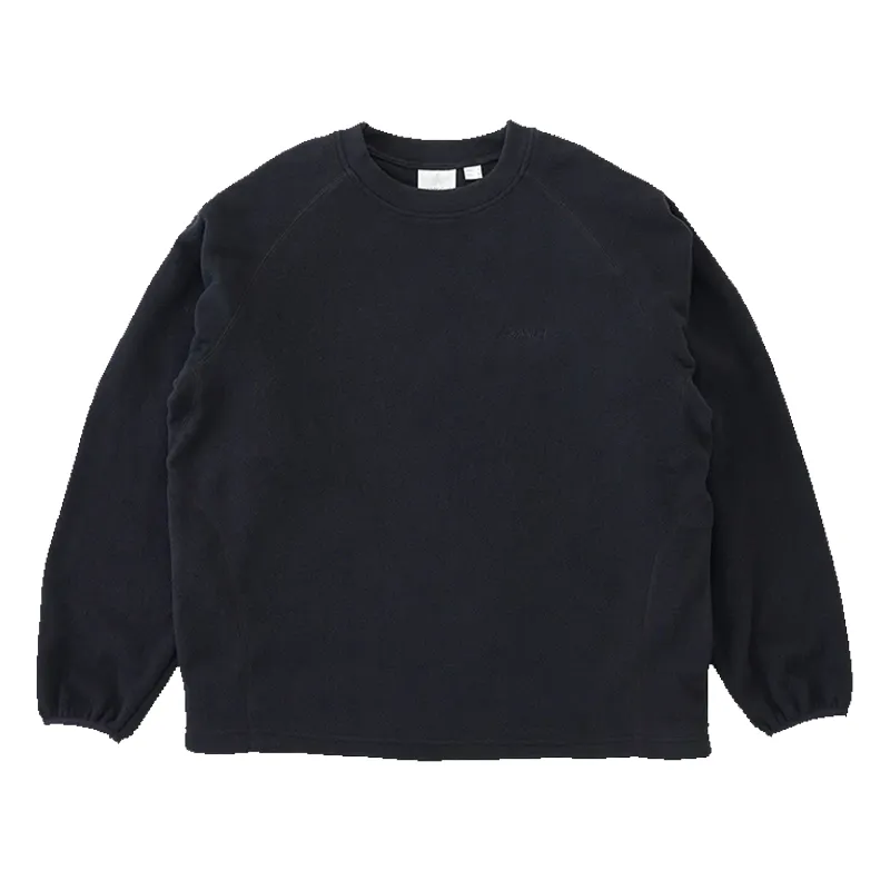 Thermal Fleece Crew - Black sold by Stomping Ground