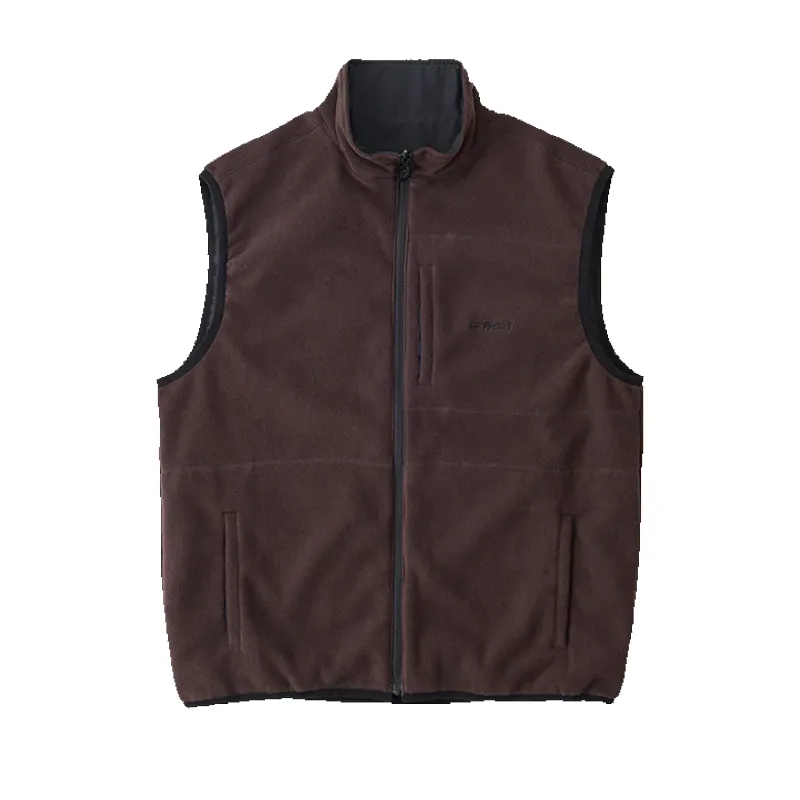 Thermal Fleece Reversible Vest - Tobacco sold by Stomping Ground